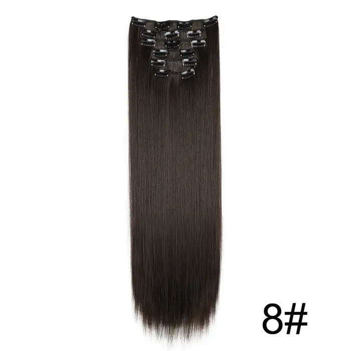 Extensions capillaires synthétiques longues et lisses