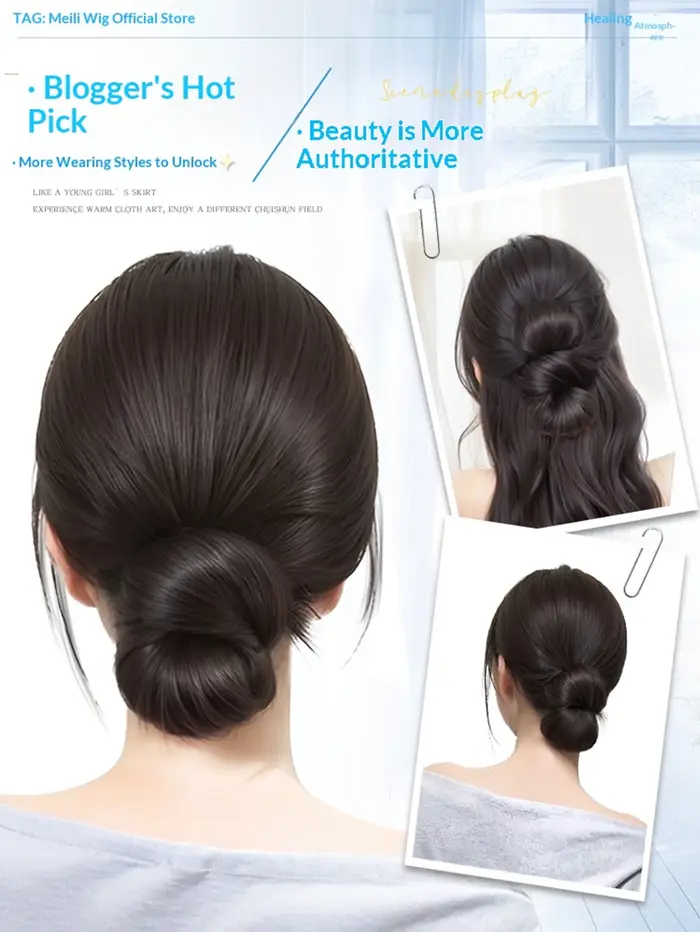 Nouvelle pince à cheveux synthétique en forme de nœud