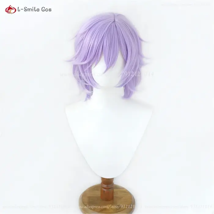 Epel Felmier Cosplay perruque violet dégradé Cruly perruques pour femmes
