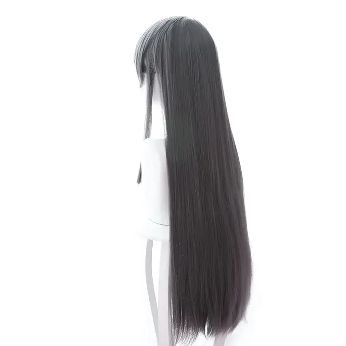 Rascal ne rêve pas de lapin fille Senpai Sakurajima Mai Cosplay perruques cheveux synthétiques longue perruque grise droite