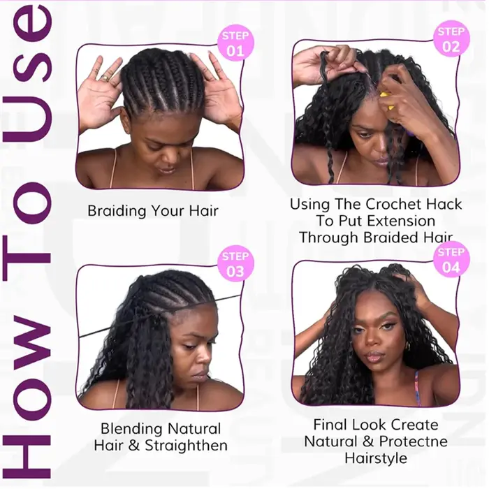 Extensions de cheveux humains bouclés Jerry