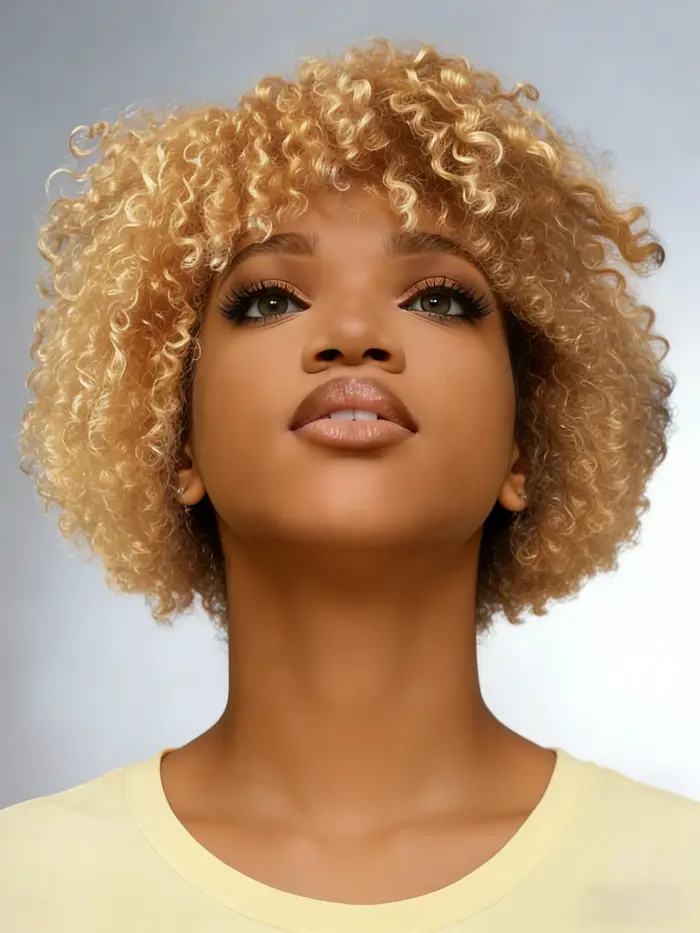 Perruque Pixie Cut en cheveux humains