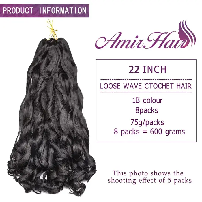 Extensions de cheveux tressés en spirale pour femmes, boucles françaises, cheveux synthétiques pré-é