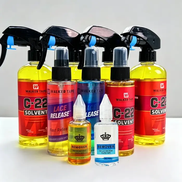 Dégraissant pour perruques en dentelle, dissolvant de colle pour toupets, dégraissant pour extensions de cheveux, dégraissant pour bandes adhésives Walker Tape C-22 en spray