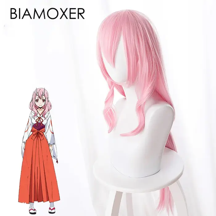 Shuna rose Cosplay perruques Anime cette fois-là, je me suis réincarné comme une perruque Slime chev