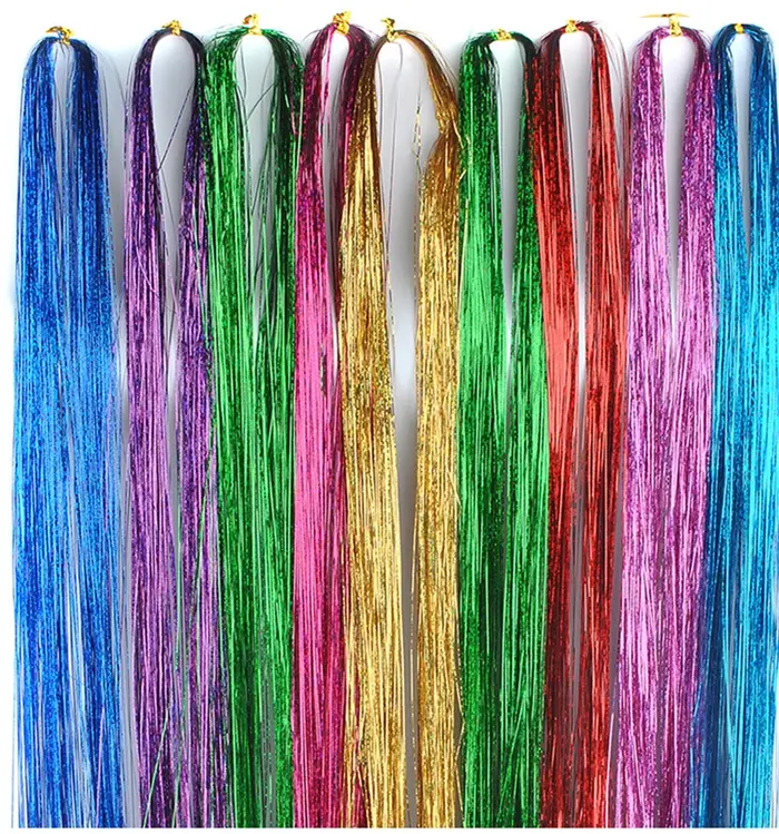 Extensions de cheveux holographiques laser