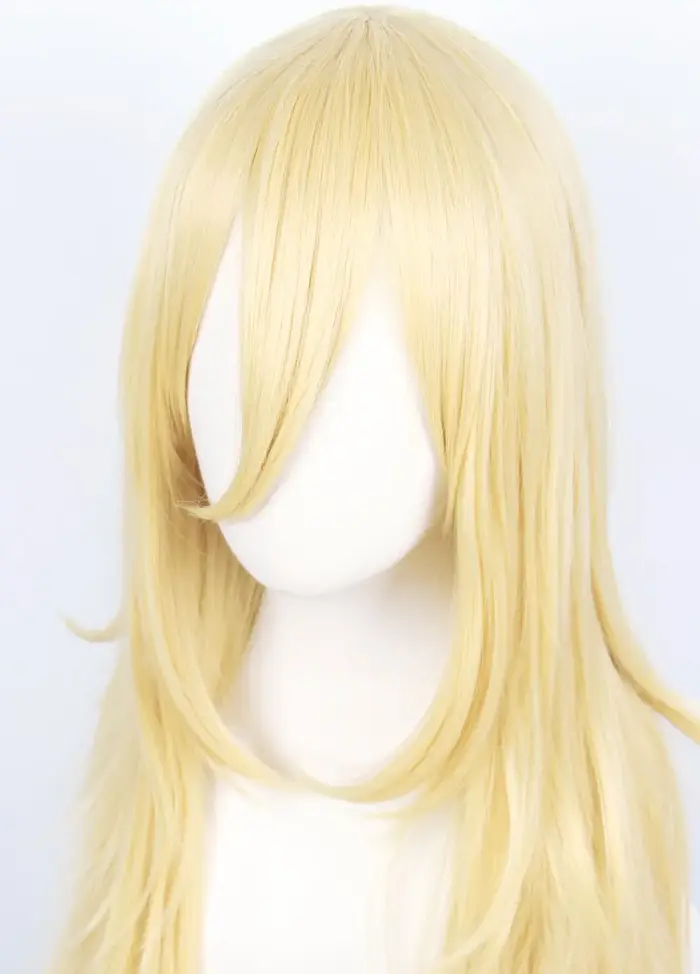 Linfairy – perruque synthétique longue Blonde Rachel