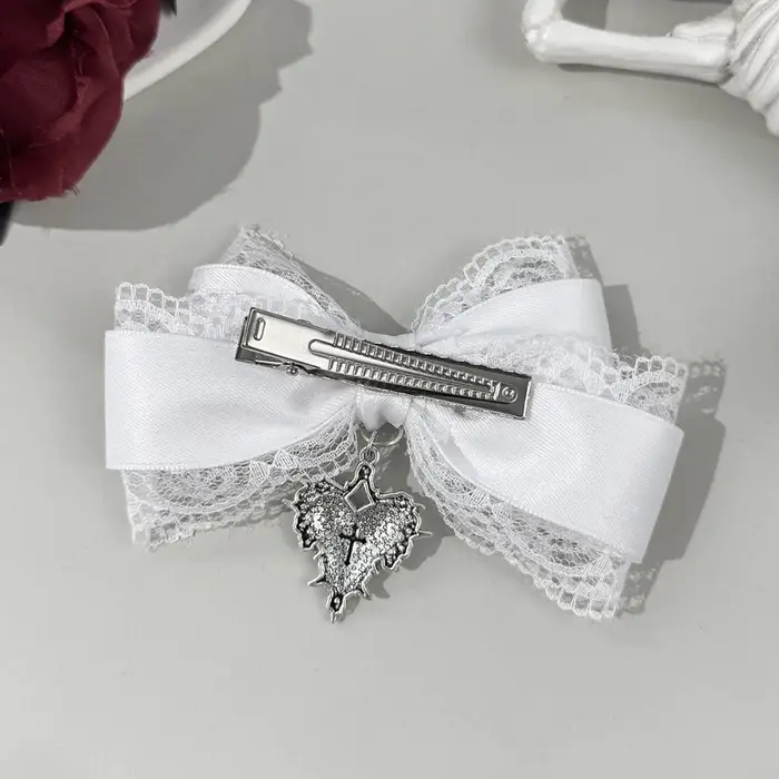 Pinces à cheveux gothiques Style Lolita