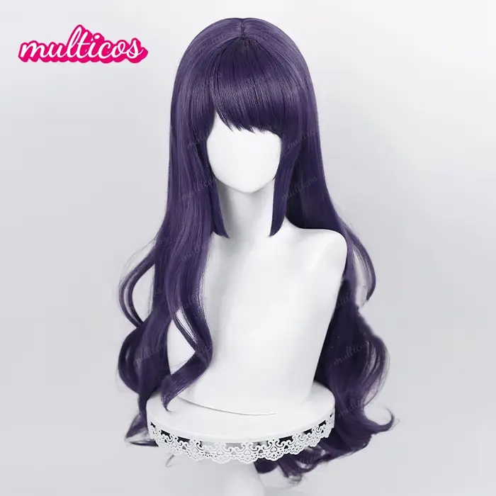 My Dress-Up – perruque Cosplay noire Kuroe Shizuku Rizu Kyun Devil Shinju Inui Sajuna
