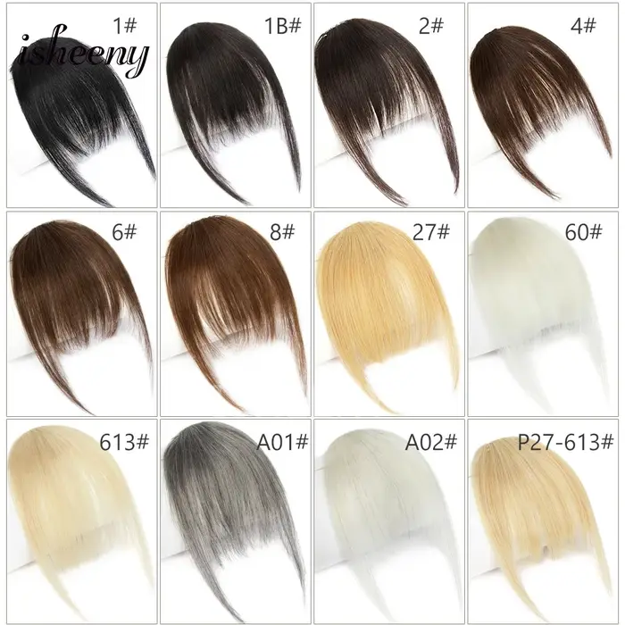 Isheeny Frange en cheveux humains naturels
