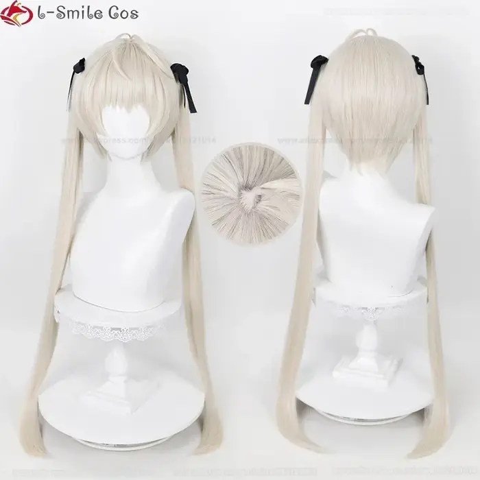 85 cm/70 cm Kasugano Sora Cosplay perruque Yosuga no Sora gris doré Anime perruque résistant à la chaleur cheveux synthétiques Halloween perruques + bonnet de perruque