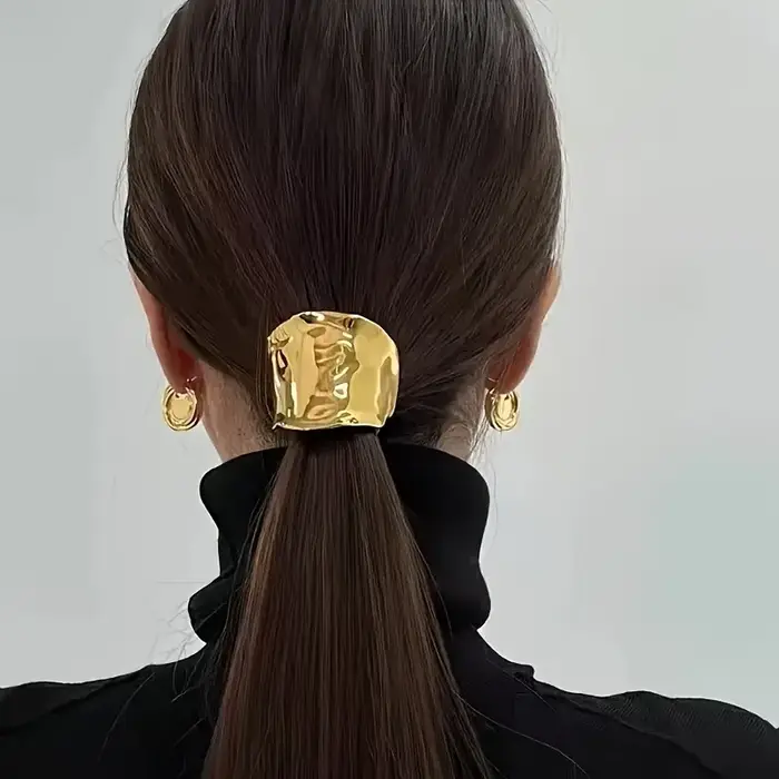 Boucle de cheveux artisanale Concave et convexe de haute qualité, Design bohémien, pince rétro, four