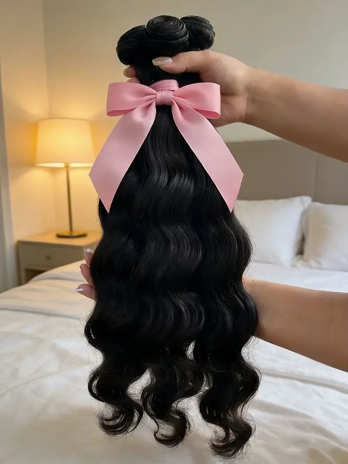 MSMV 15A Extensions de Cheveux Humains Ondulés Naturels Brésiliens en Paquets de 1/2/3/4 Pièces
