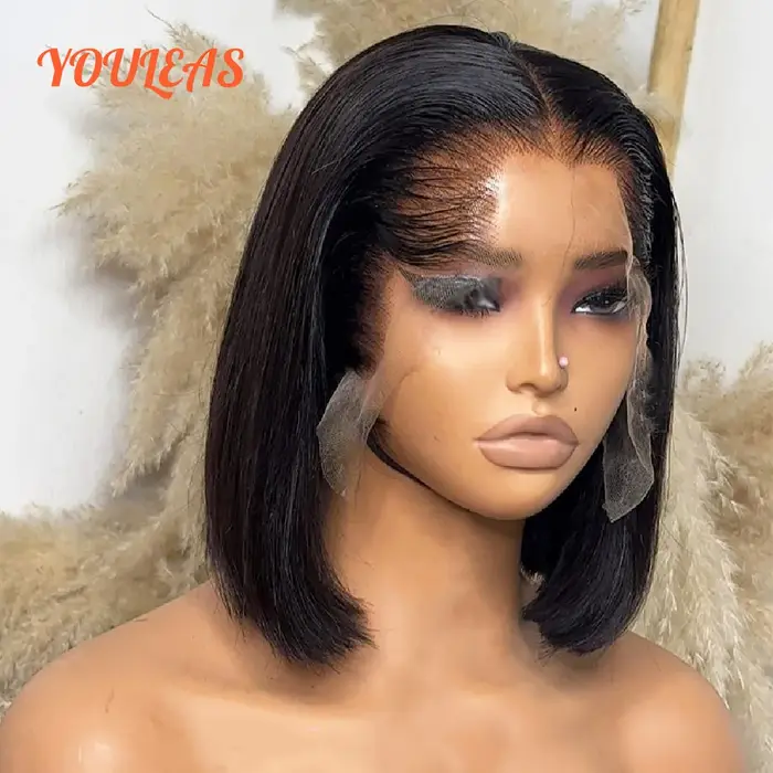 Lagos – perruque Bob Lace Frontal Wig naturelle