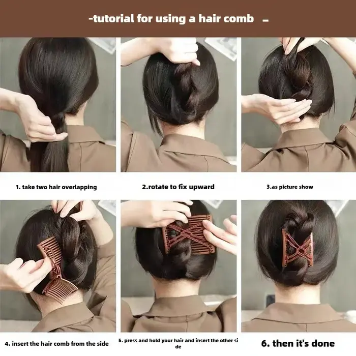 Pinces à cheveux magiques Tuck peigne Updo pince