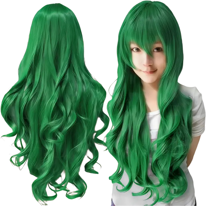 Perruque synthétique longue brune pour cosplay, perruque lolita bouclée, perruque anime, postiche Ch
