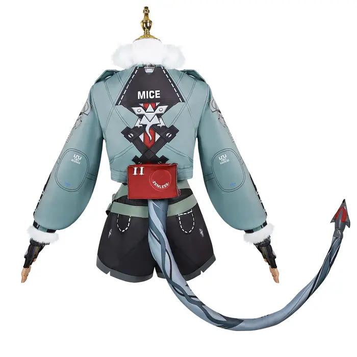 Perruque de Costume de Cosplay Zenless Zone Zero Jane Doe