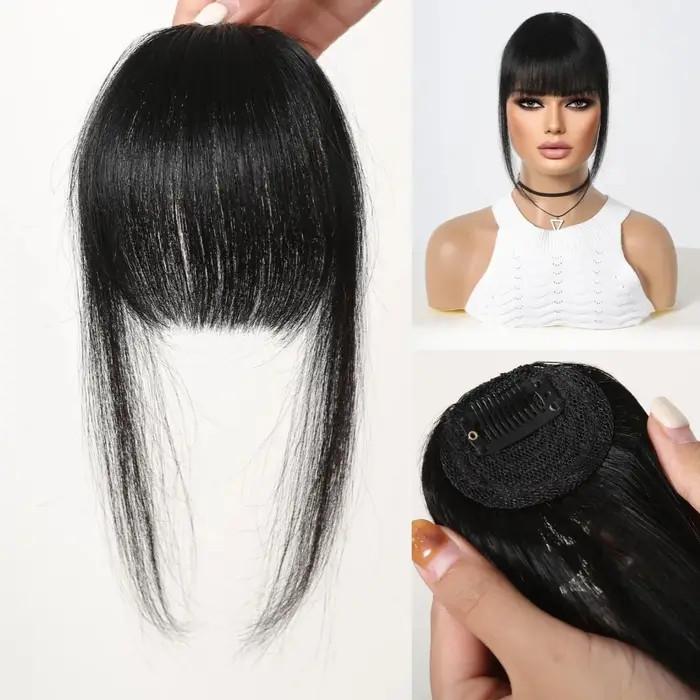 Frange en cheveux naturels pour débutantes
