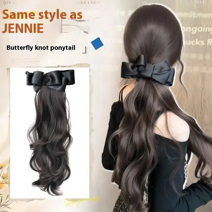 Extensions de cheveux synthétiques à pince