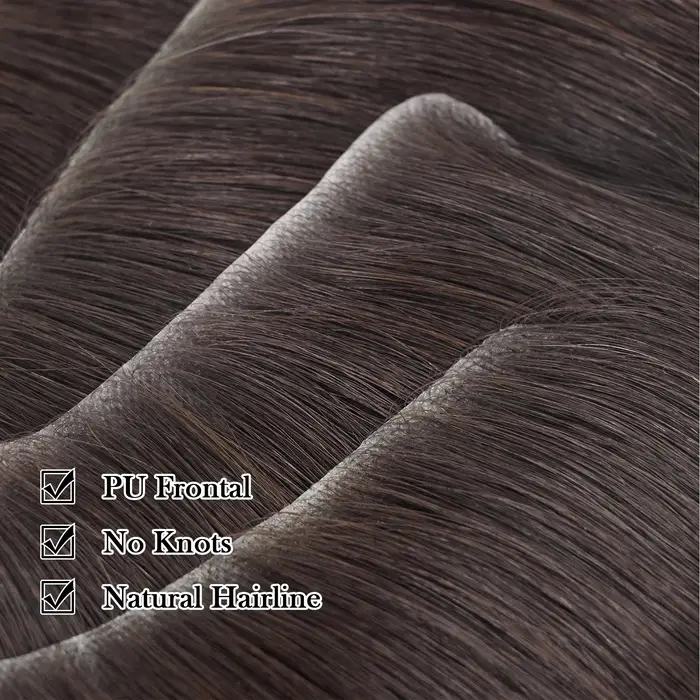 Perruque Frontale 100% Naturelle pour Homme