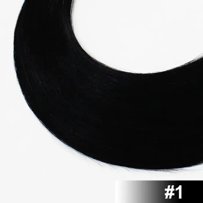 Brian KerktHair-Extensions de cheveux à pointe plate, cheveux humains non remy raides, 18 pouces, 20
