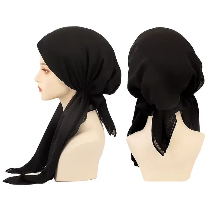 Geebro femmes élégant pré-attaché Turban chimio casquette musulman Hijab casquette intérieure bonnet