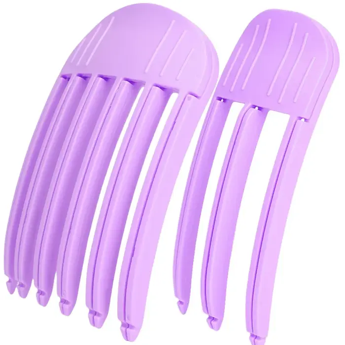 Épingle à cheveux moelleuse frangue à friser Clips racines