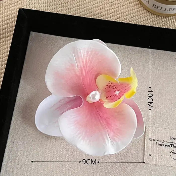 Pince à cheveux à fleurs Super délicate, Clip d'atmosphère de bord de mer, accessoires pour cheveux