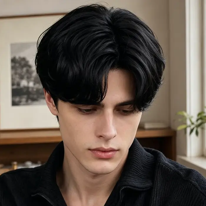 Perruque pour coiffure quotidienne masculine