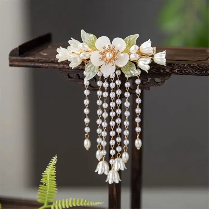 Pinces à cheveux à fleurs élégantes pour femmes