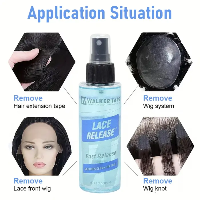 Spray dissolvant de colle pour extensions de cheveux