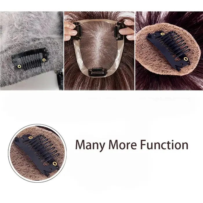 10 pcs/lot 9 dents 32mm pinces à perruque pour extensions de cheveux fournitures coudre dans