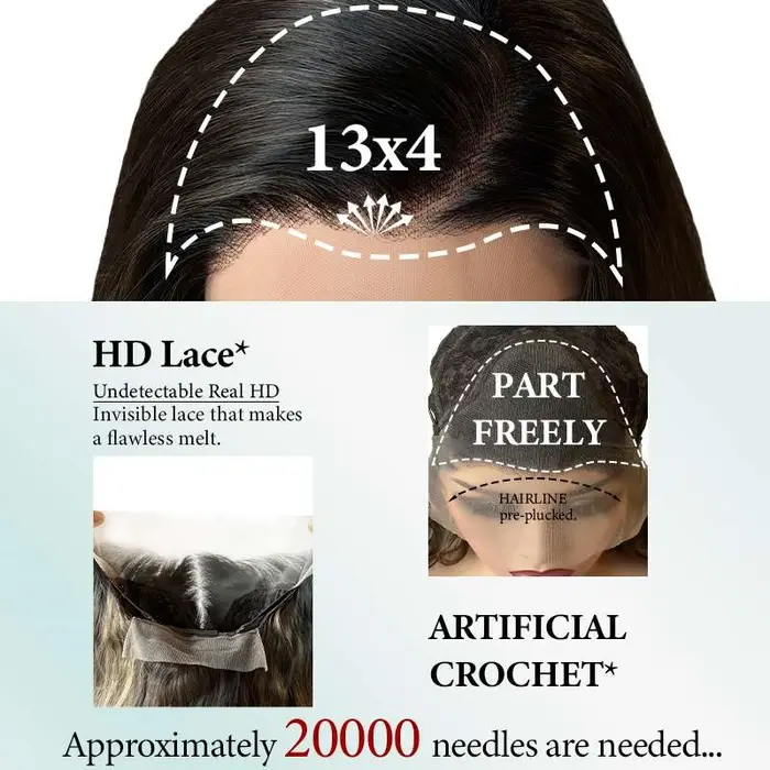 Perruque courte bob noire de 12 pouces pour femmes, avec dentelle frontale blanche, dentelle transpa