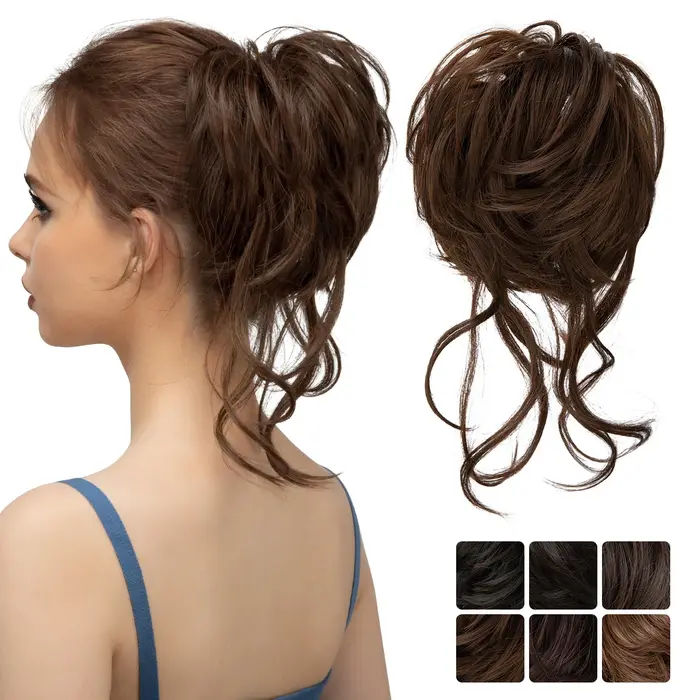Postiches chignon synthétique pour femmes