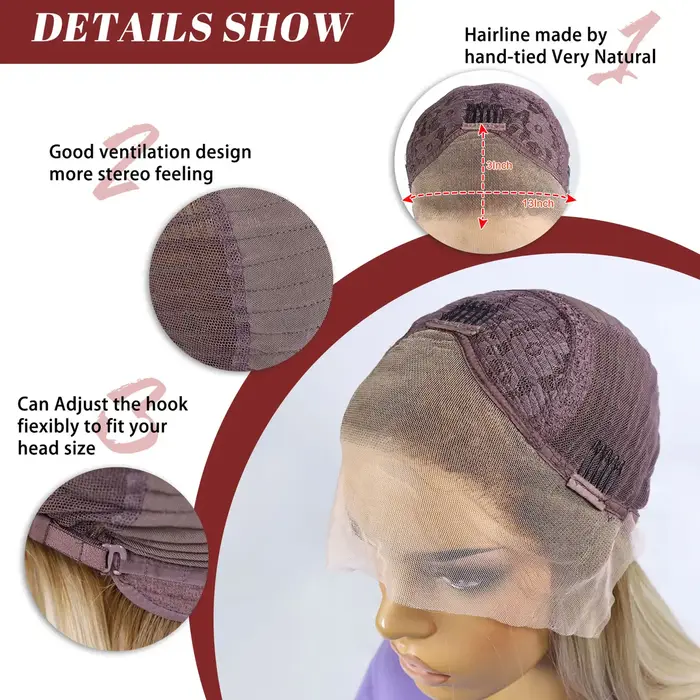 Perruque Lace Front Synthétique à Reflets Bruns Ondulés pour Femme