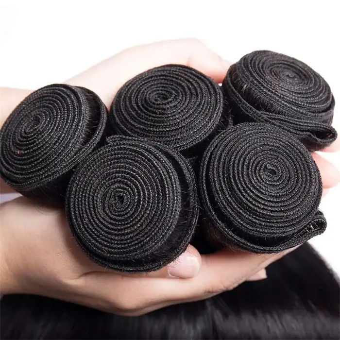Tissage Humain Hair Lisse 28 30 32 Pouces Extensions Cheveux Humains Brésiliens Soldes Cheveux Natur