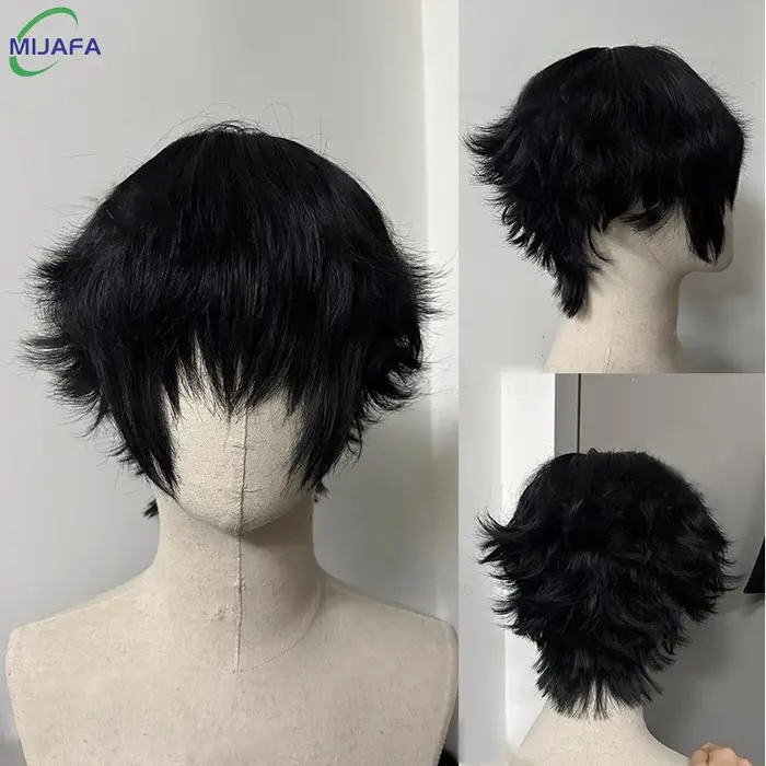 Haute qualité jeu P5 Amamiya Ren Cosplay perruque Kurusu Akira