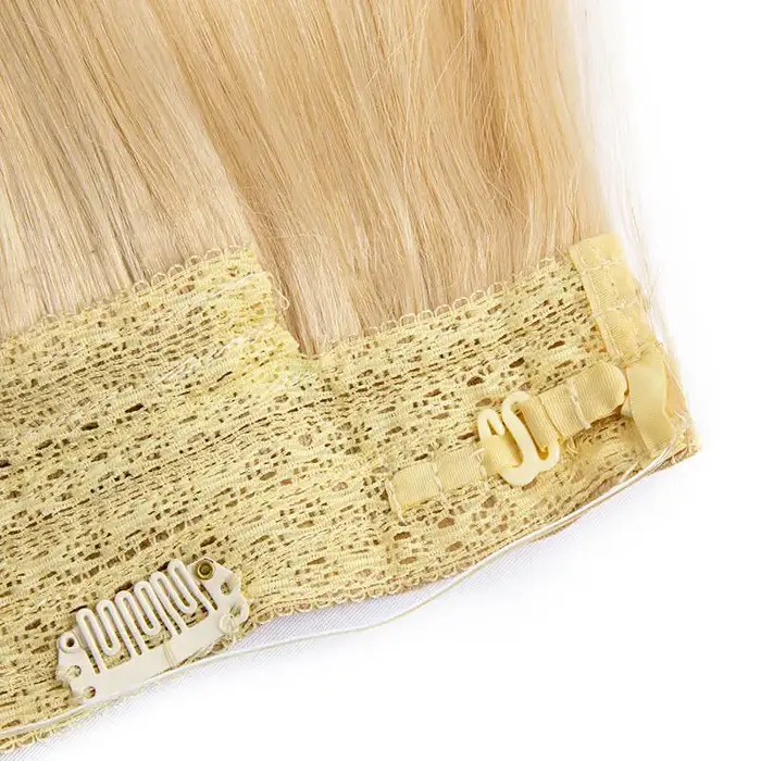 Extensions de cheveux humains à clipser