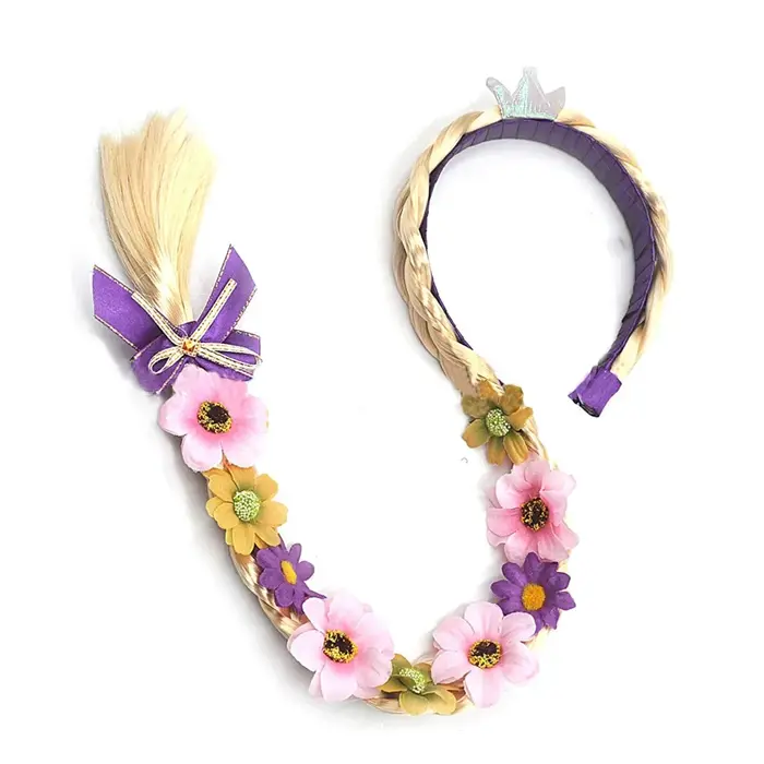 PESENAR Perruques de déguisement de princesse