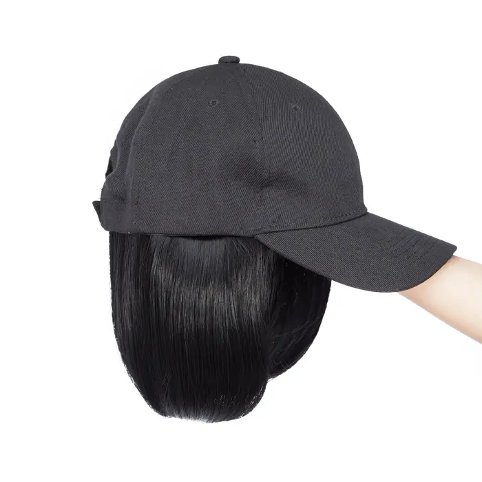 Casquette de Baseball avec Extensions de cheveux