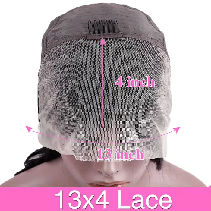 Perruques Bob à densité 220 %, lisses, en cheveux humains, avec dentelle frontale 13x4, en cheveux b