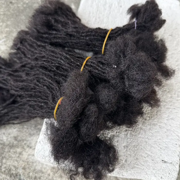 8-12 pouces 0.2 cm fait à la main Inter Loc Extension Sisterlocks 100% vrais cheveux humains Permanent Micro Locs Extensions doux Dreadlock
