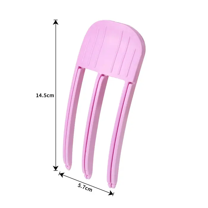 Épingle à cheveux moelleuse frangue à friser Clips racines