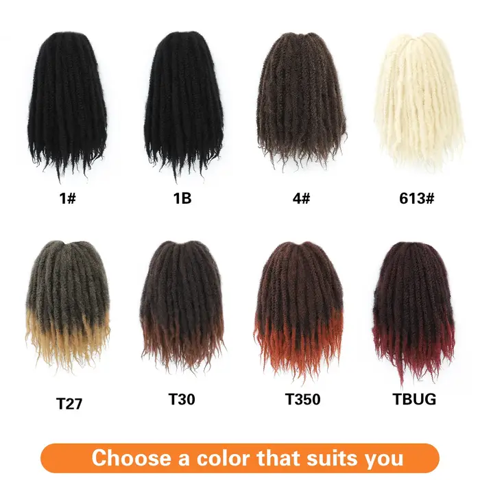Cheveux à tresser Marley Twist 10-18 pouces