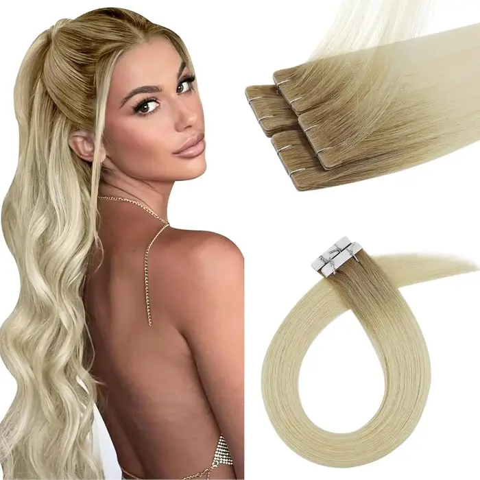 Injection Tape-in Extensions de cheveux 100%