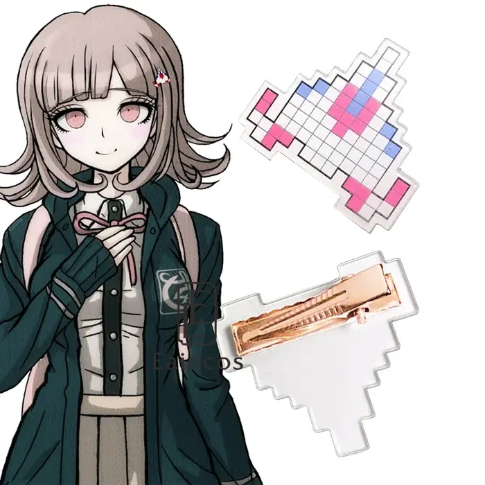 Pince à cheveux Anime Chiaki Nanami, Super recruté une épingle à cheveux d'avion mignon Ronpa, acces