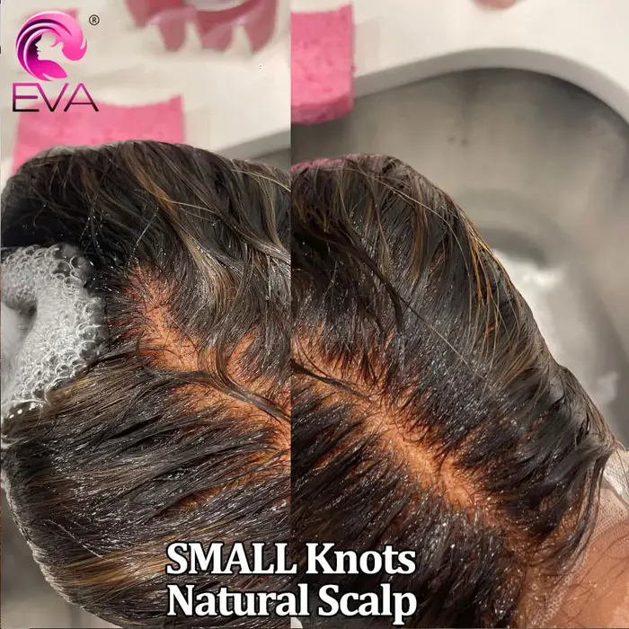 Eva 250 densité 36in 13X6 HD dentelle frontale perruque bouclés pré plumés noeuds blanchis perruques 5x5 sans colle