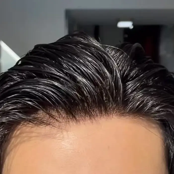 Perruques pour hommes en micro-peau fine, brun, gris, noir 1B30 1B40 1B50, les moins chères, super d