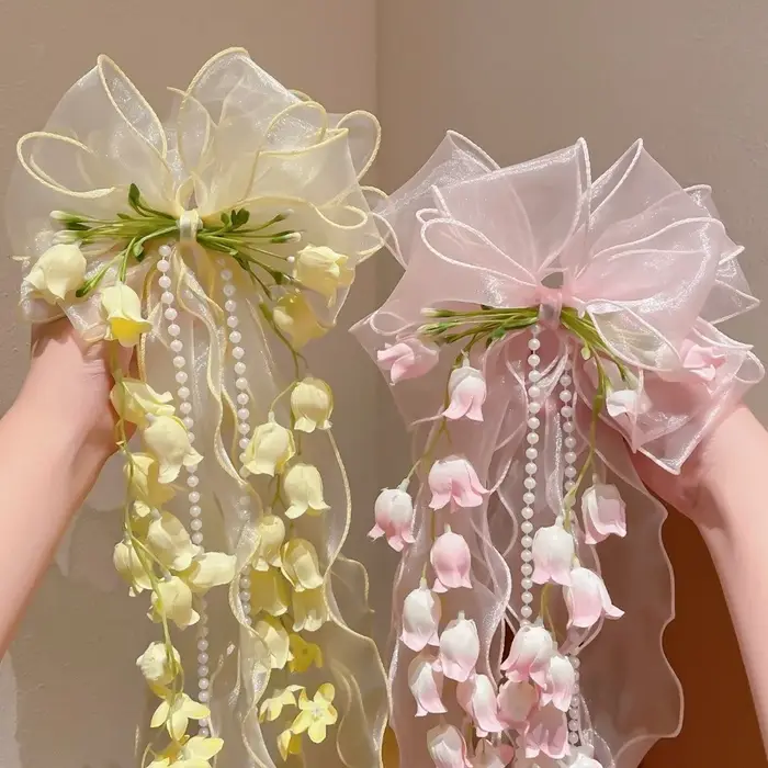 Pince à cheveux Lolita Fée Douce à fleur
