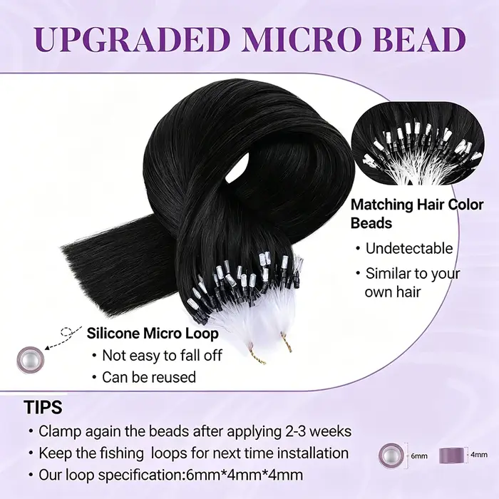 Extensions de cheveux Microlink